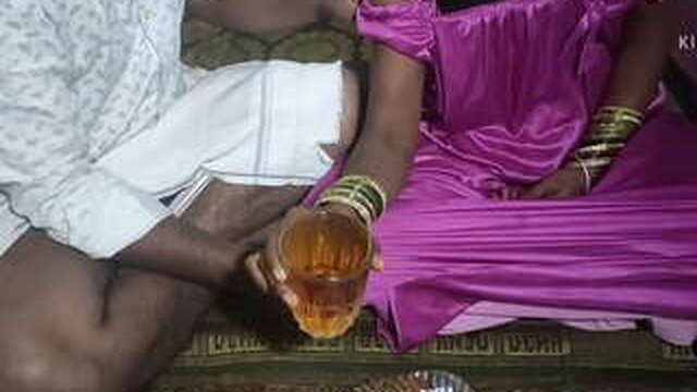 Telugu wife with cum after drinking