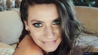 Camera in the living-room records a sexy wife having wild sex