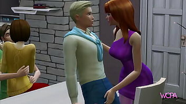 Scooby Doo characters engage in a steamy orgy with their friends on WOPA