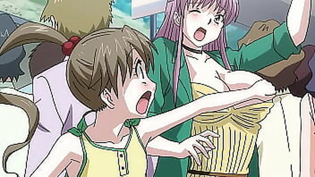 Japanese teen orgasms from public train licking and strapon play