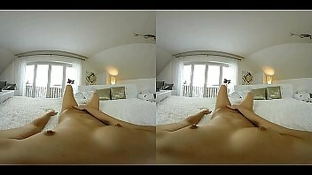 Ria Sunn stars in a hardcore VR woman POV threesome with two horny babes