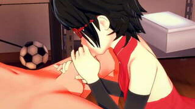 Naruto Hentai 3D Sarada masturbates Naruto blowjob and cum in her mouth Hentai Hard Sex