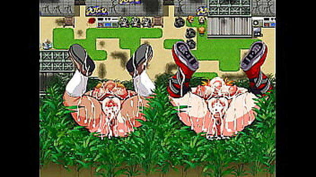 Hardcore gangbang and creampie in Kamikaze Kommittee Ouka RPG Hentai Extreme game Ep