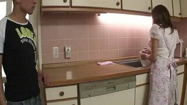 Home first-person sex with Hikaru Wakabayashi's luscious ass