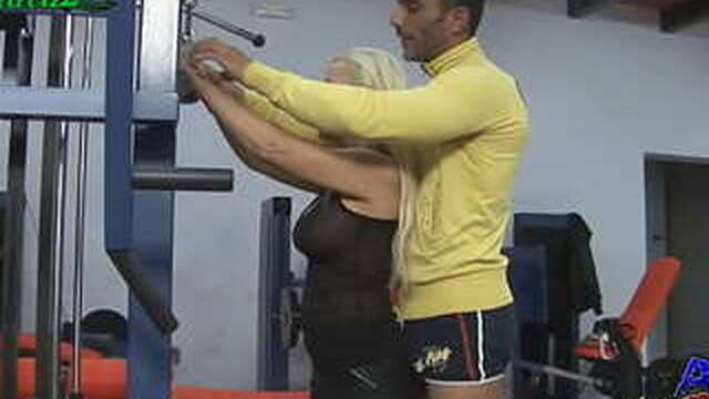 A horny gymnastics instructor