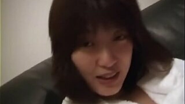 Japanese schoolgirl playing with pierced pussy