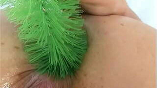 Toilet brush Pussy Brush Anal Extreme masturbation