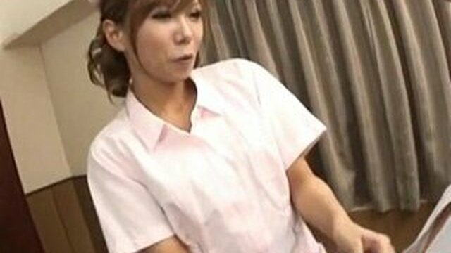 Nurse Aya gets sperm in her mouth.