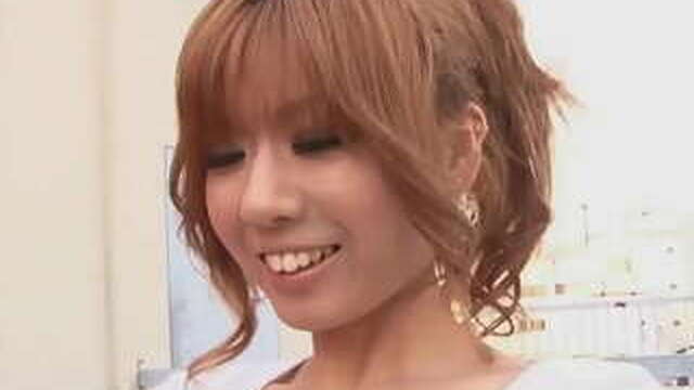 Cute lover gets a double facial blowjob from her two sweet