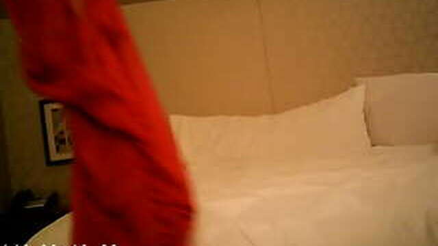 Sex with a busty Asian woman in a hotel room