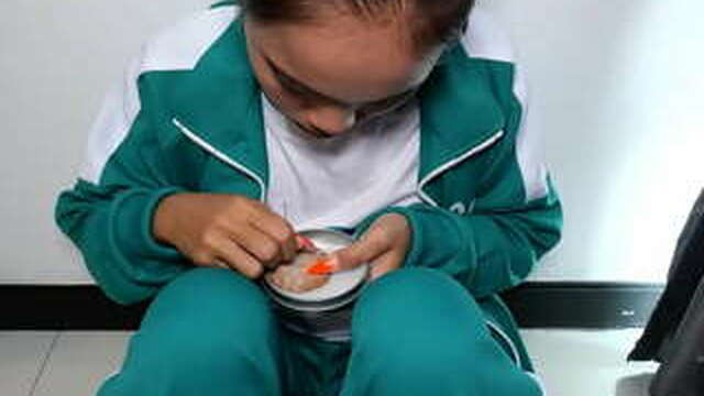 Parody of a squid game with a big ass amateur teen fucked out of Thailand losing the game