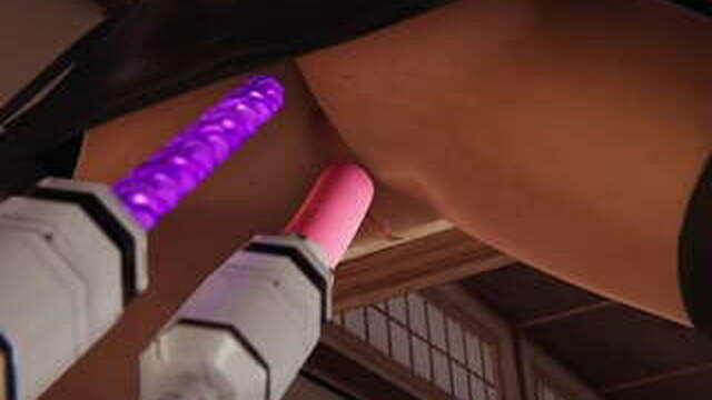 Final Fantasy remake of Tifa Lockhart in sex machine 3D porn