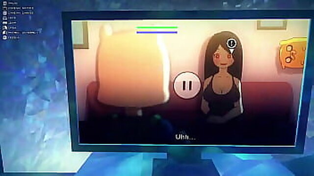 Cartoon hentai game features some steamy action
