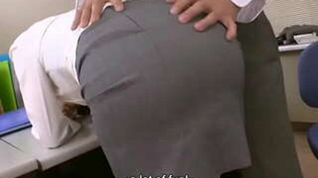 Japanese office lady Noera Mitsushima fucked and canned, uncensored