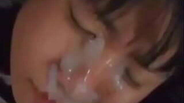 A collection of semen from the Japanese face cum dumpster