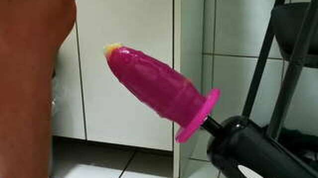 Fucking in the anus with my fucker with an xxl plug