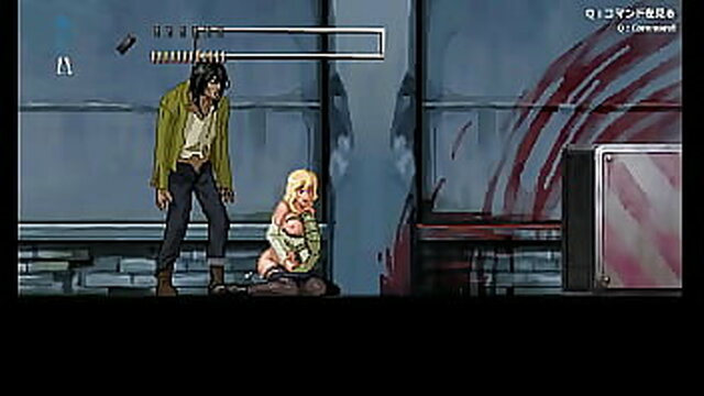 Monster hentai blonde with big tits gets her pussy and ass pounded in the city