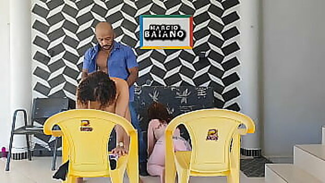 Teacher and student engage in a threesome with the Master in HD