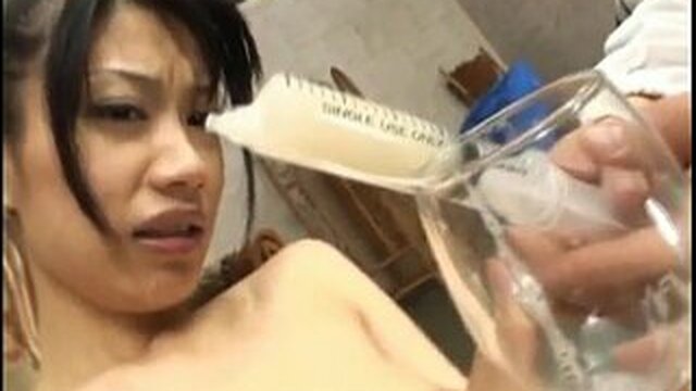 Miki Uehara gets sex toys and a syringe of sperm