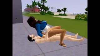 Bangin Ebony Publicly - Cartoon Porn