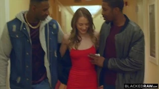 BLACKEDRAW Thirsty Darkhaired Babe gets DPâ€™d by two sbbws BBCâ€™s